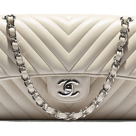 bolso chanel plateado|chanel bolsas comprar online.